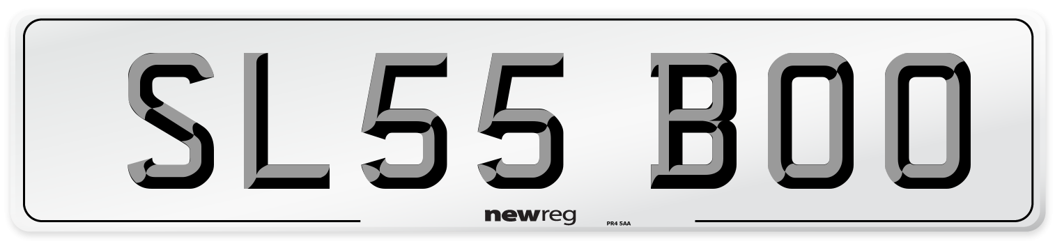 SL55 BOO Number Plate from New Reg